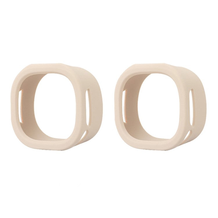 2Pcs For Sony ULT Field 1 Silicone Case Bluetooth Speaker Protective Cover - Beige