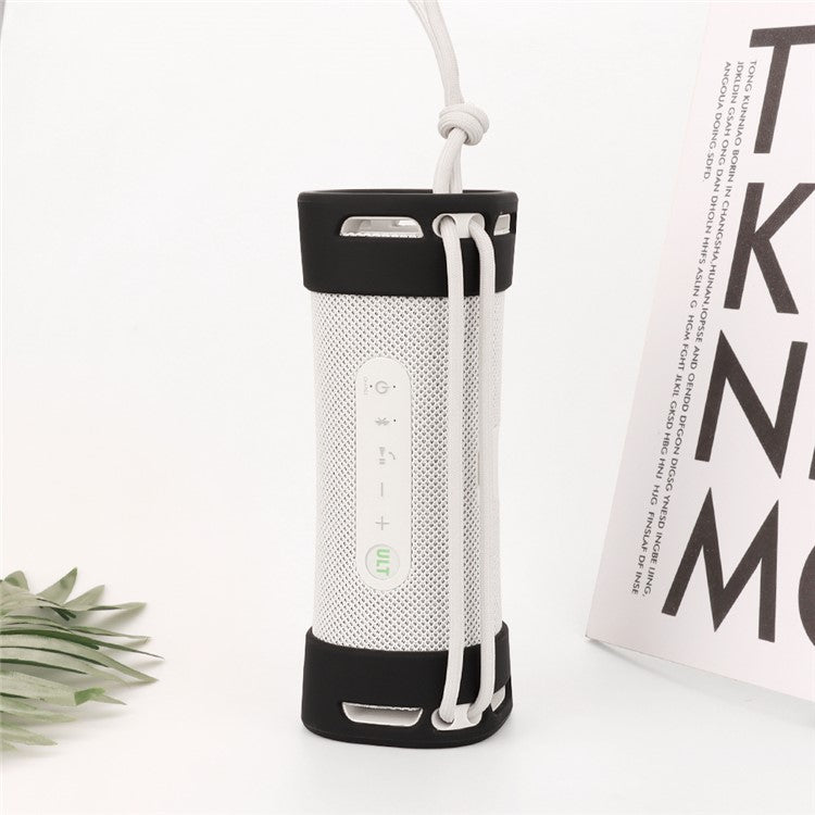 2Pcs For Sony ULT Field 1 Silicone Case Bluetooth Speaker Protective Cover - Beige