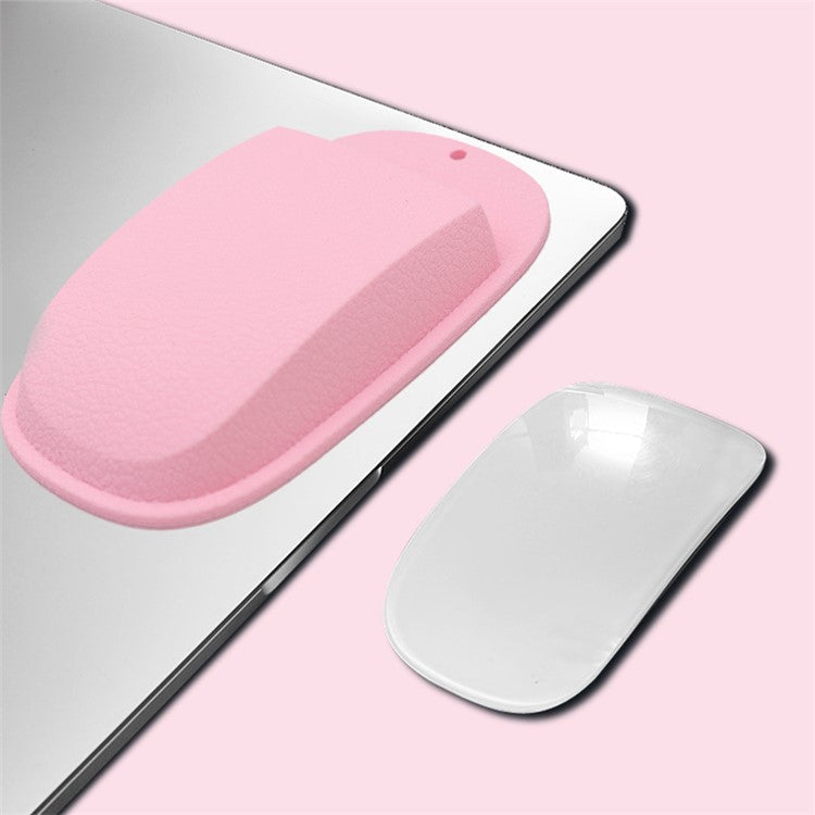 Wireless Mouse Adhesive Soft Silicone Protective Cover Case for Apple Magic Mouse 1/2 - Pink