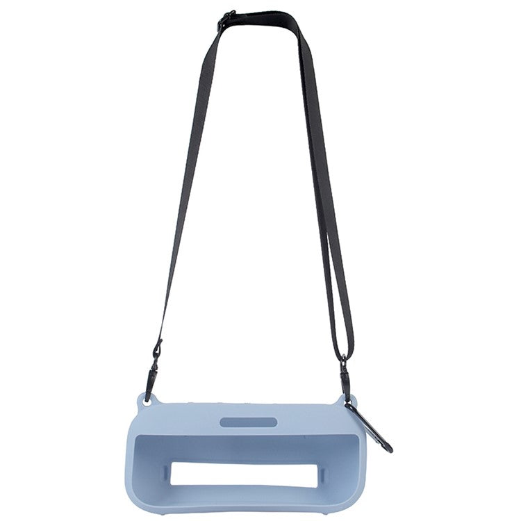 Bluetooth Speaker Protective Case for Bose SoundLink Flex Soft Silicone Case with Shoulder Strap - Baby Blue