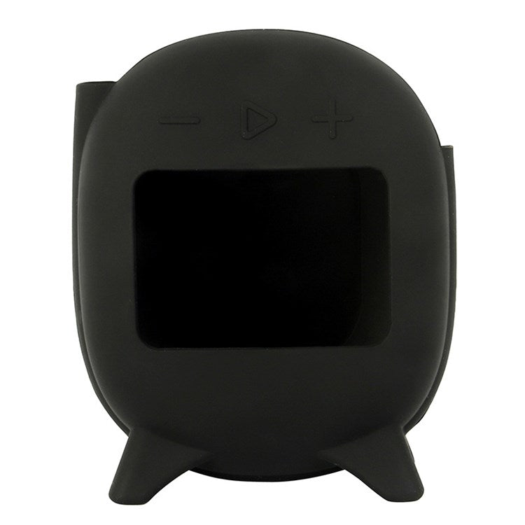 For JBL Flip 4 Soft Silicone Cover Bluetooth Speaker Scratch Proof Protective Case - Black