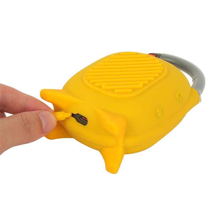 For JBL Flip 4 Soft Silicone Cover Bluetooth Speaker Scratch Proof Protective Case - Yellow