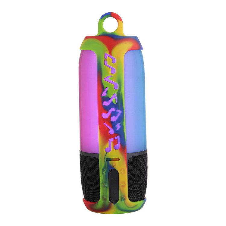 For JBL Pulse3 Silicone Protective Case Bluetooth Speaker Anti-drop Frame Cover - Camouflage