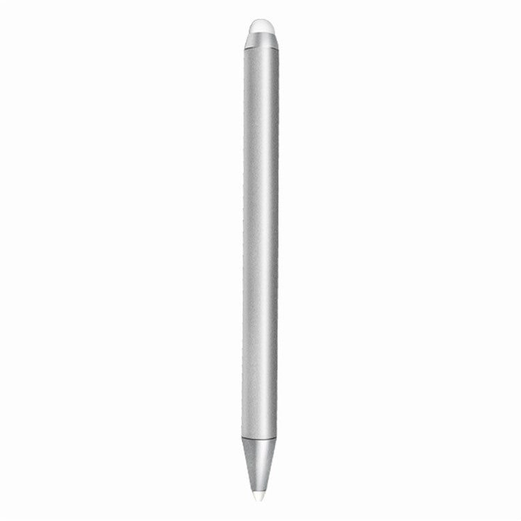 Handheld Infrared Whiteboard Stylus Double-Ended Integrated Pen Stylus with Thick and Thin Nib for Business Meeting Class Teaching - Silver