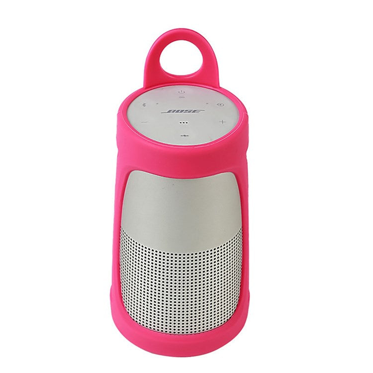 For BOSE Soundlink Revolve Bluetooth Speaker Silicone Carrying Case Anti-scratch Good Protective Cover - Rose