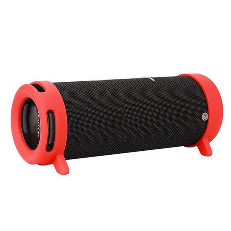 2Pcs Silicone Stand Case Cover for Huawei Sound Joy (EGRT-00), Bluetooth Audio Speaker Bracket Protective Sleeve - Red