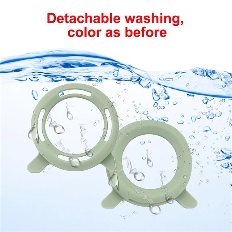 2Pcs Silicone Stand Case Cover for Huawei Sound Joy (EGRT-00), Bluetooth Audio Speaker Bracket Protective Sleeve - Red