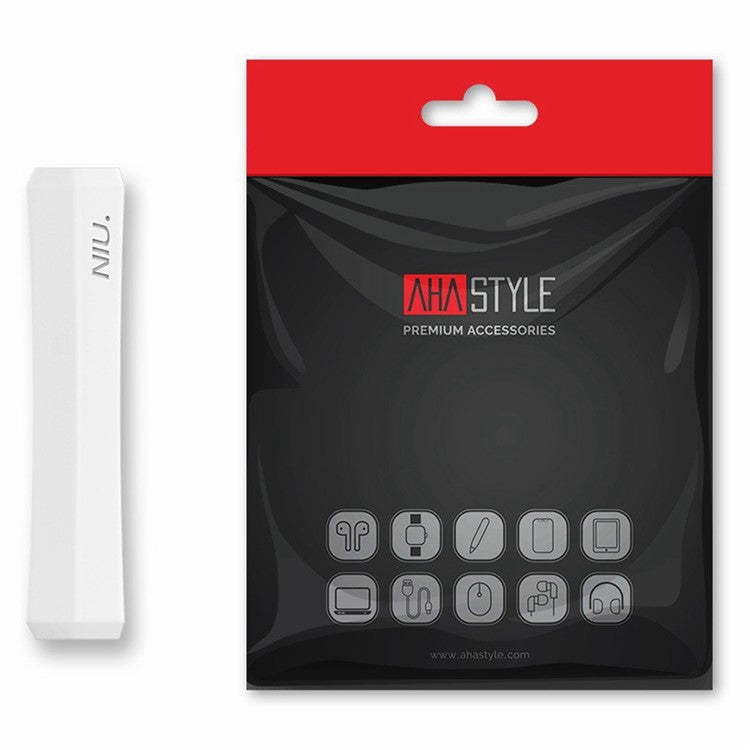 AHASTYLE PT-LC03 For Apple Pencil (1st Generation) / (2nd Generation) Pen Grip Non-Slip Protective Sleeve Silicone Stylus Pen Grip Cover - White