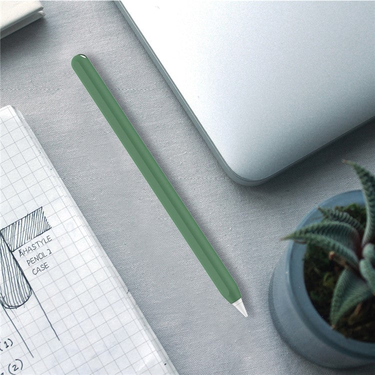 AHASTYLE PT65 Silicone Case for Apple Pencil (2nd Generation), Stylus Pen Protective Sleeve Cover - Alpine Green