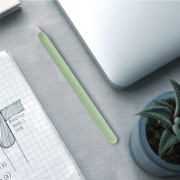 AHASTYLE PT65 Silicone Case for Apple Pencil (2nd Generation), Stylus Pen Protective Sleeve Cover - Avocade Green