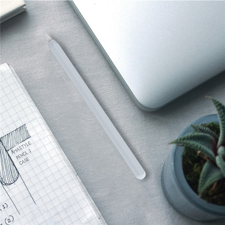 AHASTYLE PT65 Silicone Case for Apple Pencil (2nd Generation), Stylus Pen Protective Sleeve Cover - Light Blue