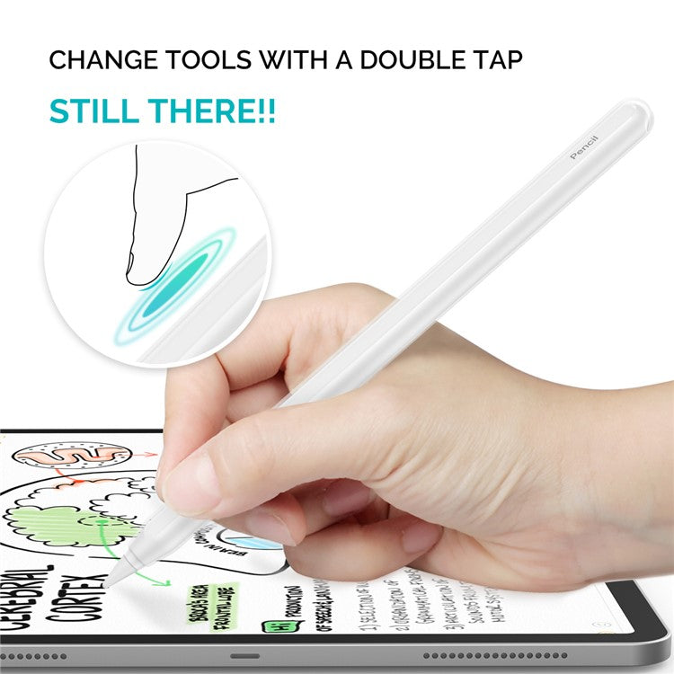 AHASTYLE PT65 Silicone Case for Apple Pencil (2nd Generation), Stylus Pen Protective Sleeve Cover - Clear