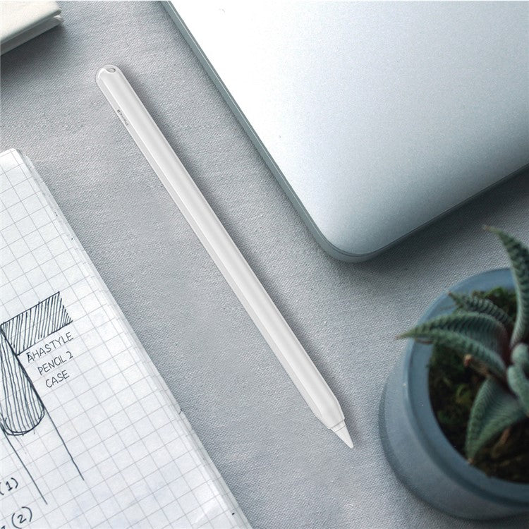 AHASTYLE PT65 Silicone Case for Apple Pencil (2nd Generation), Stylus Pen Protective Sleeve Cover - Clear