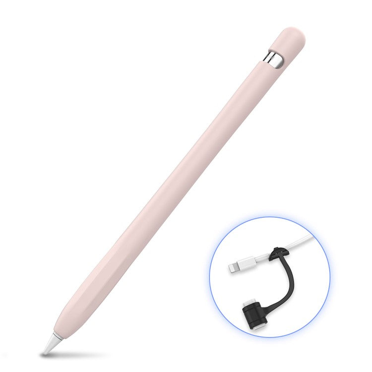 AHASTYLE PT93 Silicone Case for Apple Pencil (1st Generation), Stylus Pen Sleeve Skin-touch Capacitive Pen Cover - Pink