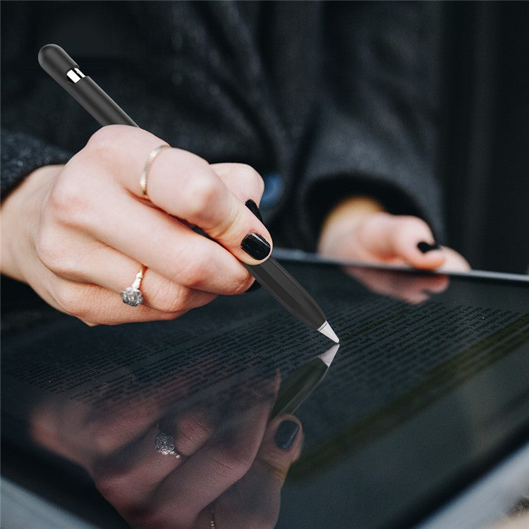 AHASTYLE PT93 Silicone Case for Apple Pencil (1st Generation), Stylus Pen Sleeve Skin-touch Capacitive Pen Cover - Black