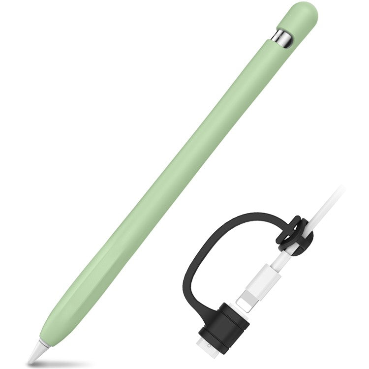 AHASTYLE PT93 Silicone Case for Apple Pencil (1st Generation), Stylus Pen Sleeve Skin-touch Capacitive Pen Cover - Avocado Green