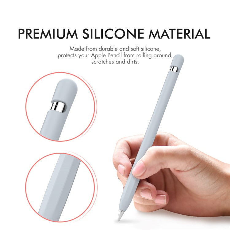 AHASTYLE PT93 Silicone Case for Apple Pencil (1st Generation), Stylus Pen Sleeve Skin-touch Capacitive Pen Cover - Baby Blue