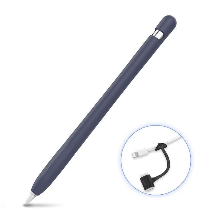 AHASTYLE PT93 Silicone Case for Apple Pencil (1st Generation), Stylus Pen Sleeve Skin-touch Capacitive Pen Cover - Midnight Blue