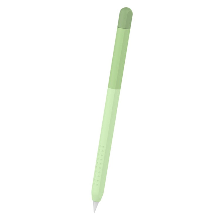 AHASTYLE PT102-2 Silicone Sleeve for Apple Pencil (2nd Generation), Gradient Color Ultra Thin Stylus Pen Case Skin Cover - Gradient Green