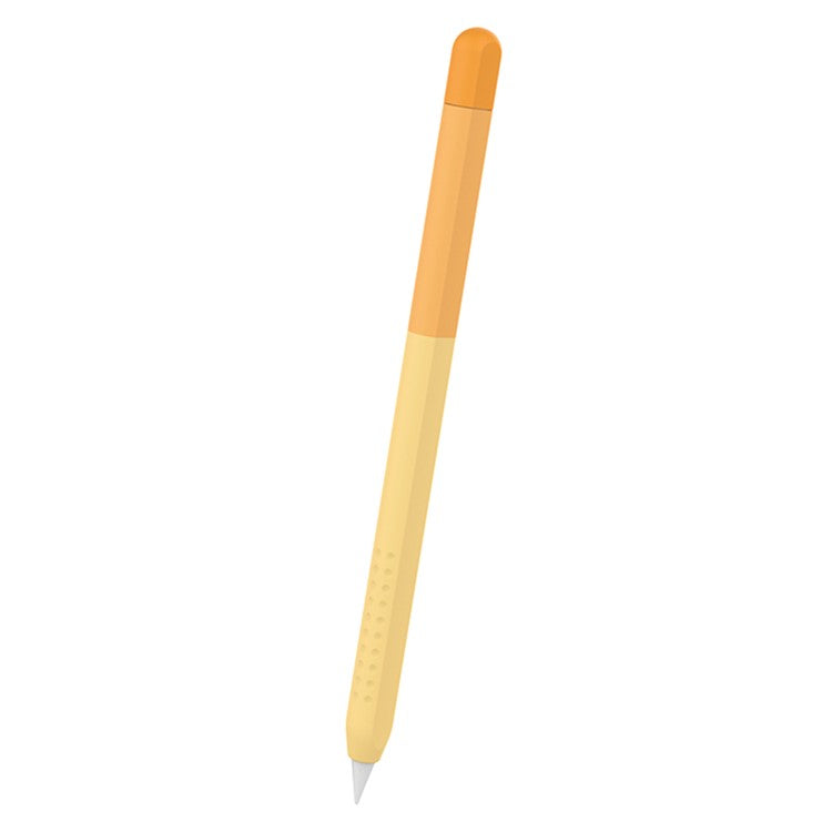 AHASTYLE PT102-2 Silicone Sleeve for Apple Pencil (2nd Generation), Gradient Color Ultra Thin Stylus Pen Case Skin Cover - Gradient Orange
