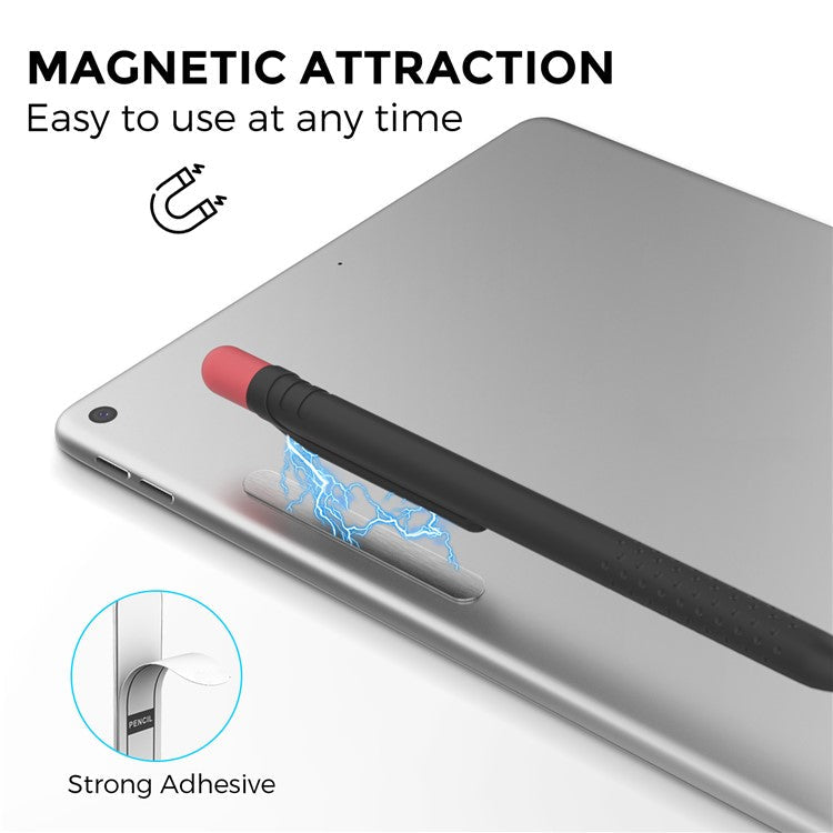 AHASTYLE PT152 Silicone Sleeve for Apple Pencil (1st Generation) Stylus Pen Case Dual Color Shockproof Cover - Black