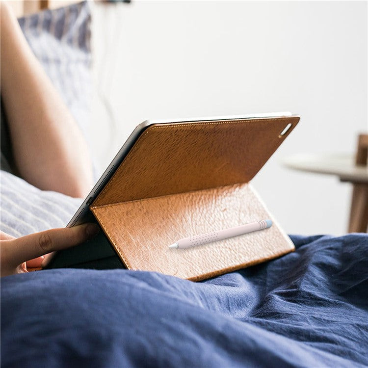 AHASTYLE PT152 Silicone Sleeve for Apple Pencil (1st Generation) Stylus Pen Case Dual Color Shockproof Cover - Pink