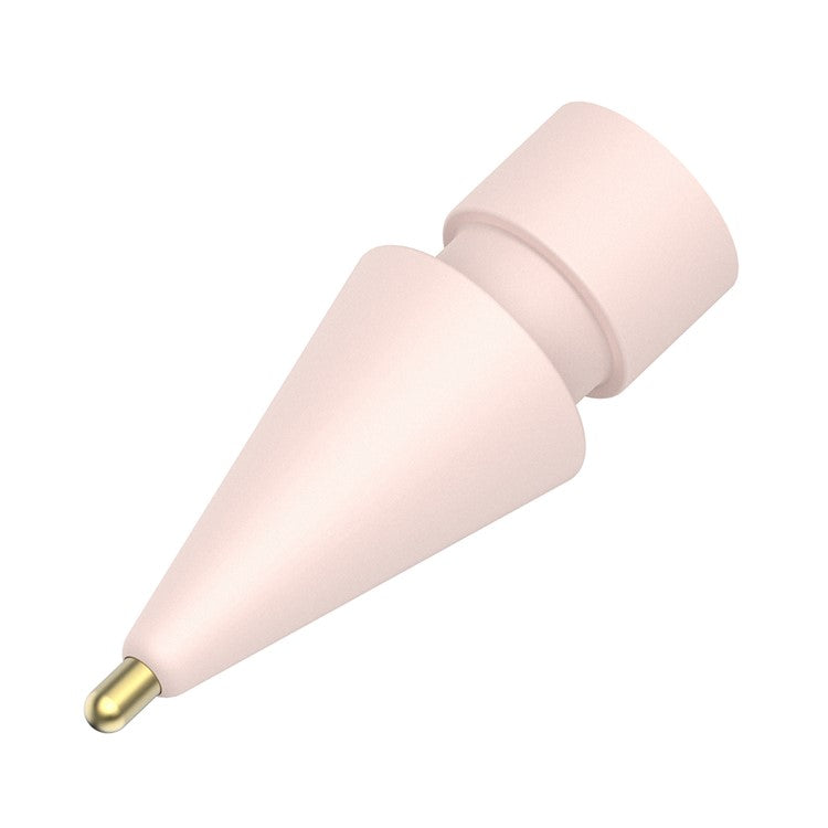 AHASTYLE WG58 For Apple Pencil 2nd / 1st Generation Capacitive Stylus Pen Nib Replacement Touch Screen Pen Tip - Pink / 4mm Gold Nib
