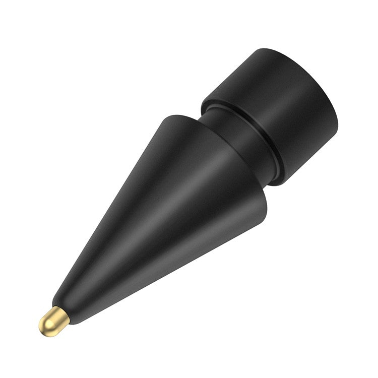 AHASTYLE WG58 For Apple Pencil 2nd / 1st Generation Capacitive Stylus Pen Nib Replacement Touch Screen Pen Tip - Black / 4mm Gold Nib