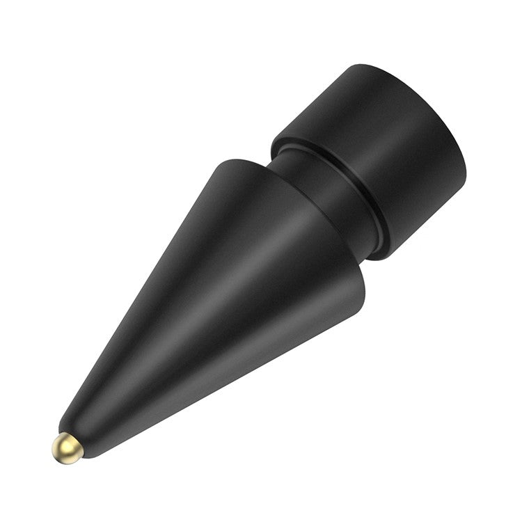 AHASTYLE WG58 For Apple Pencil 2nd / 1st Generation Capacitive Stylus Pen Nib Replacement Touch Screen Pen Tip - Black / 3mm Gold Nib