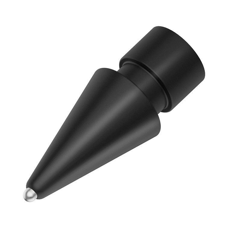 AHASTYLE WG58 For Apple Pencil 2nd / 1st Generation Capacitive Stylus Pen Nib Replacement Touch Screen Pen Tip - Black / 3mm Silver Nib