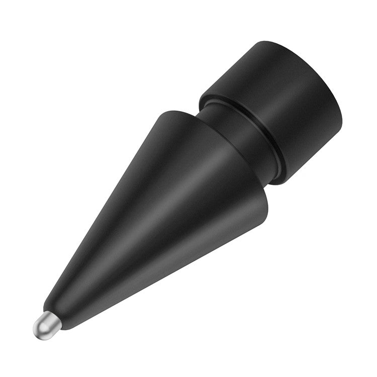 AHASTYLE WG58 For Apple Pencil 2nd / 1st Generation Capacitive Stylus Pen Nib Replacement Touch Screen Pen Tip - Black / 3.5mm Silver Nib
