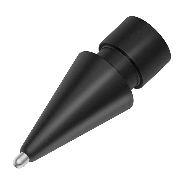 AHASTYLE WG58 For Apple Pencil 2nd / 1st Generation Capacitive Stylus Pen Nib Replacement Touch Screen Pen Tip - Black / 4mm Silver Nib