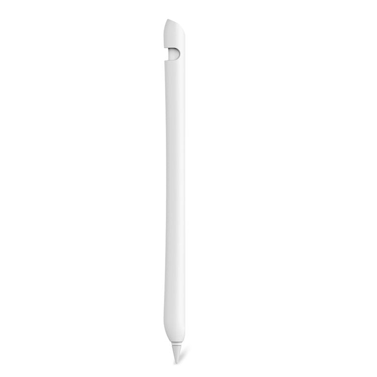 AHASTYLE PT111-2 For Apple Pencil Pro / Pencil (2nd Generation) Stylus Pen Anti-Drop Cover Silicone Protective Sleeve - White