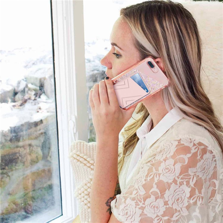 AHASTYLE PT133-C-S Adhesive Credit ID Card Holder Mobile Phone Back Card Pocket - Pink