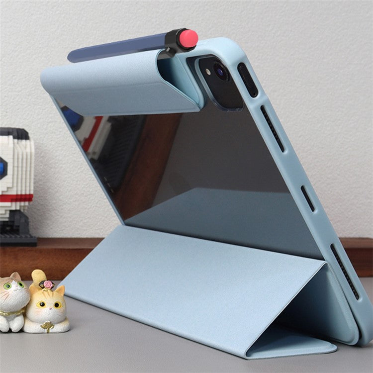 AHASTYLE PT80-1-K For Apple Pencil 2nd Generation Stylus Pen Silicone Cover Anti-drop Protective Sleeve - Midnight Blue