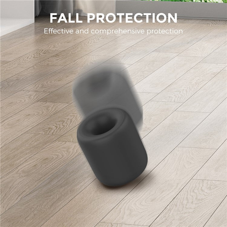 AHASTYLE BD01 For Apple Pencil (2nd Generation) / (1st Generation) Silicone Storage Holder Desktop Stylus Pen Vertical Stand - Black