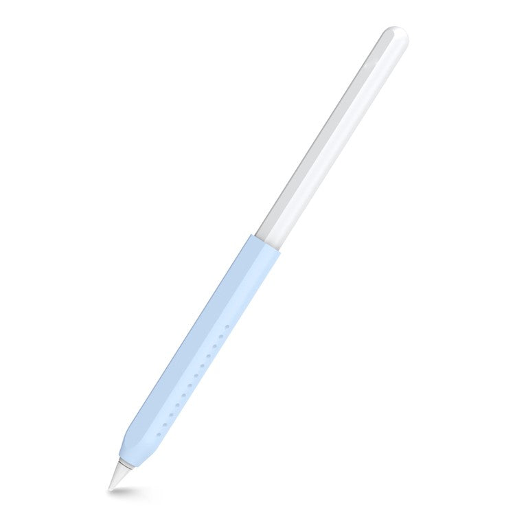 AHASTYLE PT182 For Apple Pencil (1st Generation) / (2nd Generation) Silicone Grip Holder Protective Sleeve Cover - Blue