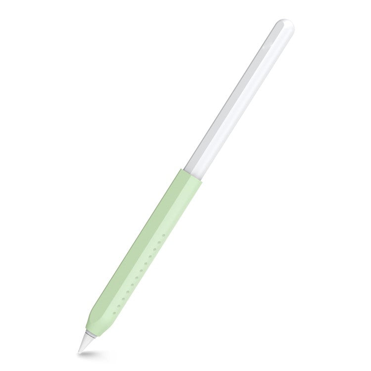 AHASTYLE PT182 For Apple Pencil (1st Generation) / (2nd Generation) Silicone Grip Holder Protective Sleeve Cover - Green