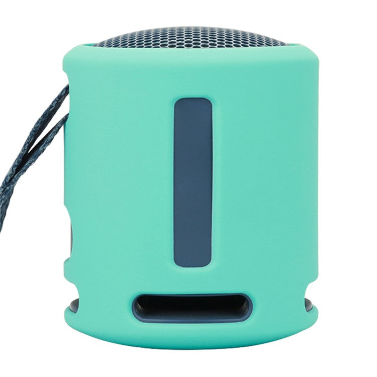 For Sony SRS-XB13 Portable Speaker Sleeve Silicone Case Protective Cover - Mint Green
