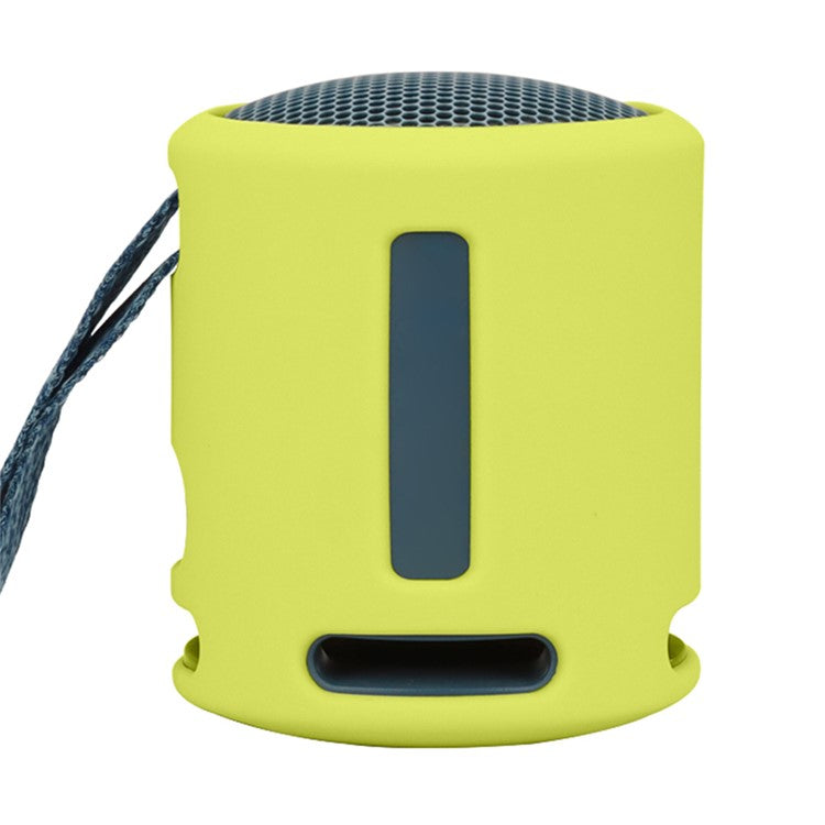 For Sony SRS-XB13 Portable Speaker Sleeve Silicone Case Protective Cover - Yellow