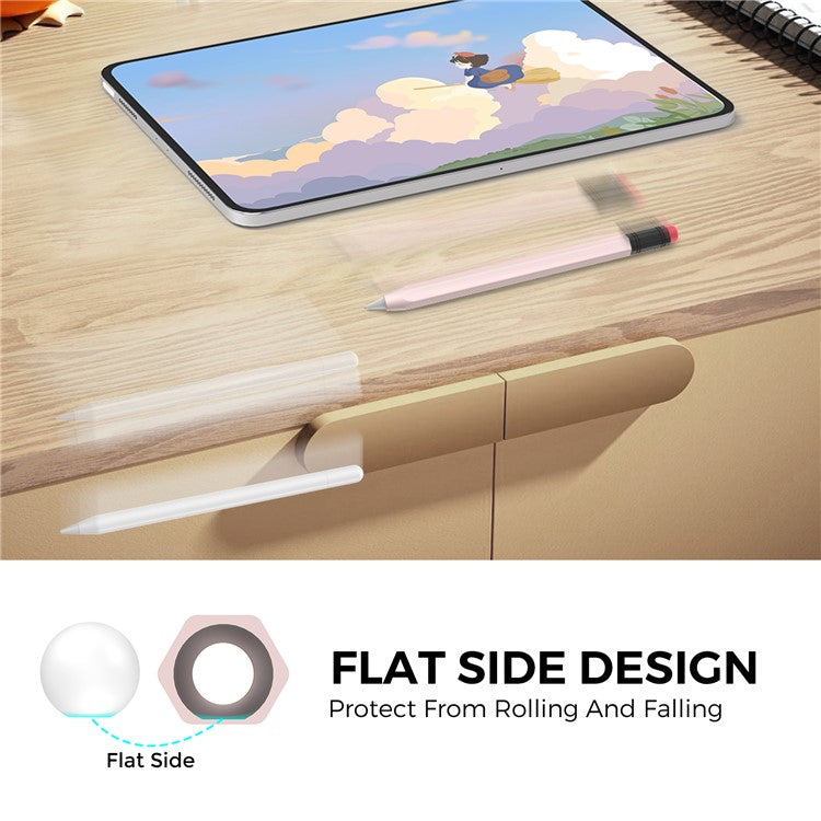 AHASTYLE PT180-3 For Apple Pencil (USB-C) Stylus Pen Soft Silicone Sleeve - Pink