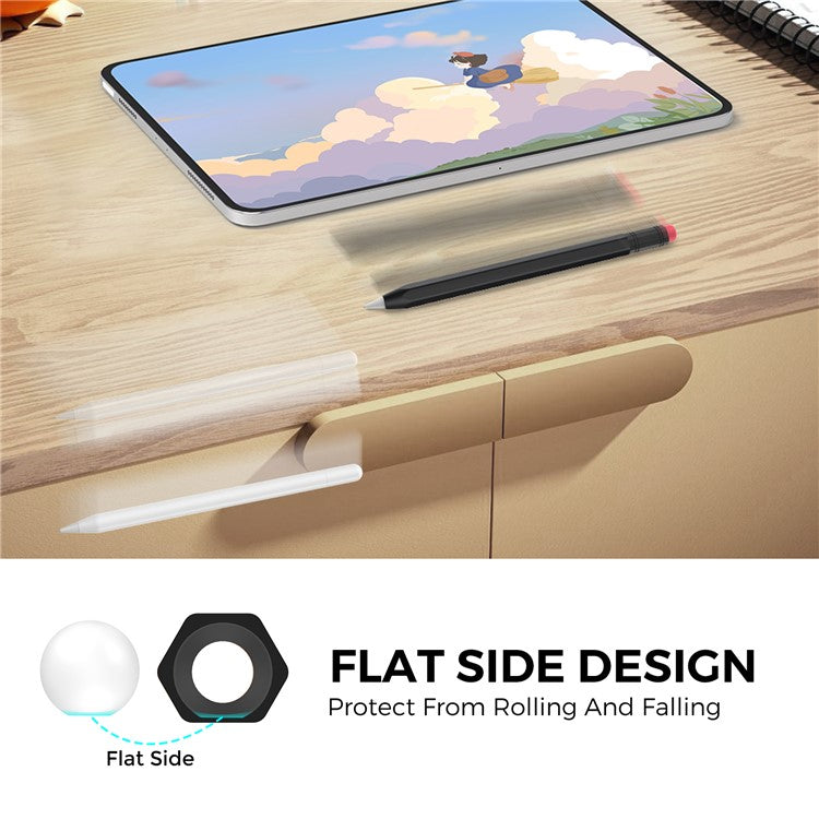 AHASTYLE PT180-3 For Apple Pencil (USB-C) Stylus Pen Soft Silicone Sleeve - Black