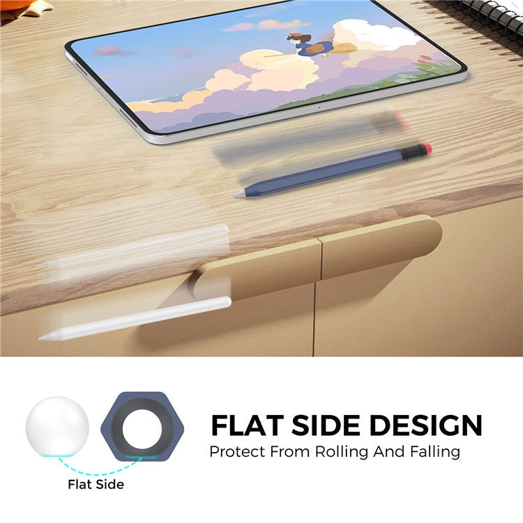 AHASTYLE PT180-3 For Apple Pencil (USB-C) Stylus Pen Soft Silicone Sleeve - Midnight Blue