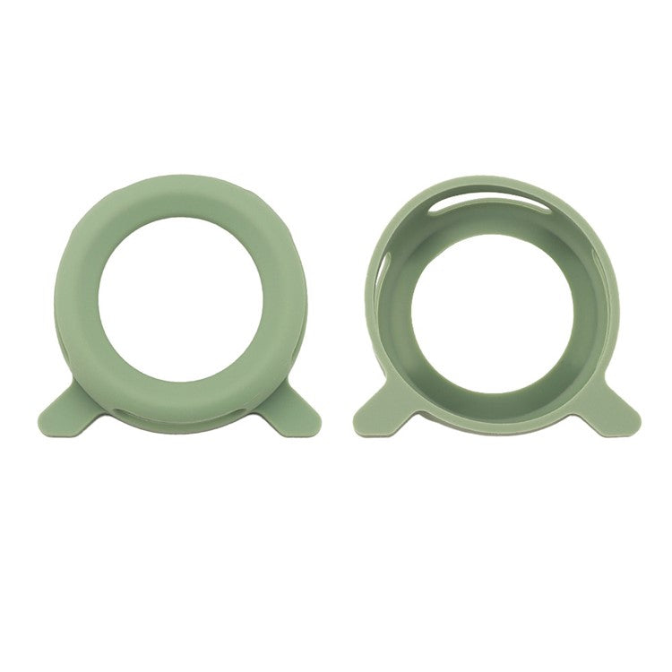 For Xiaomi 14 Ultra 1 Pair Bluetooth Speaker Soft Silicone Case Two End Protective Sleeve - Matcha Green