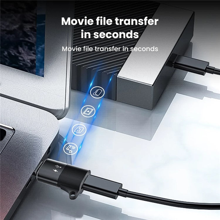 JS-09 OTG Wireless Lavalier Microphone Converter Type-C to Lightning