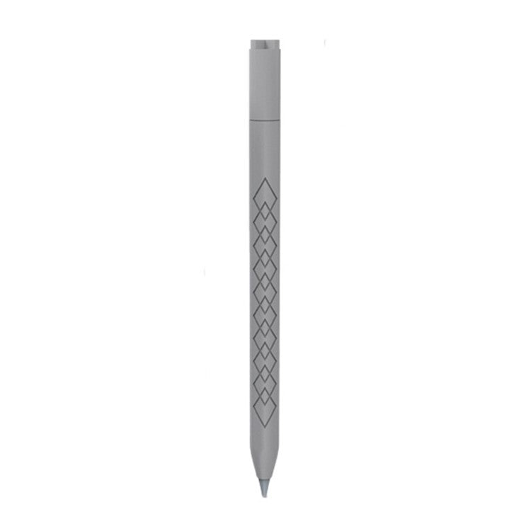 For Apple Pencil (USB-C) Diamond Texture Silicone Sleeve Stylus Pen Protective Cover - Grey