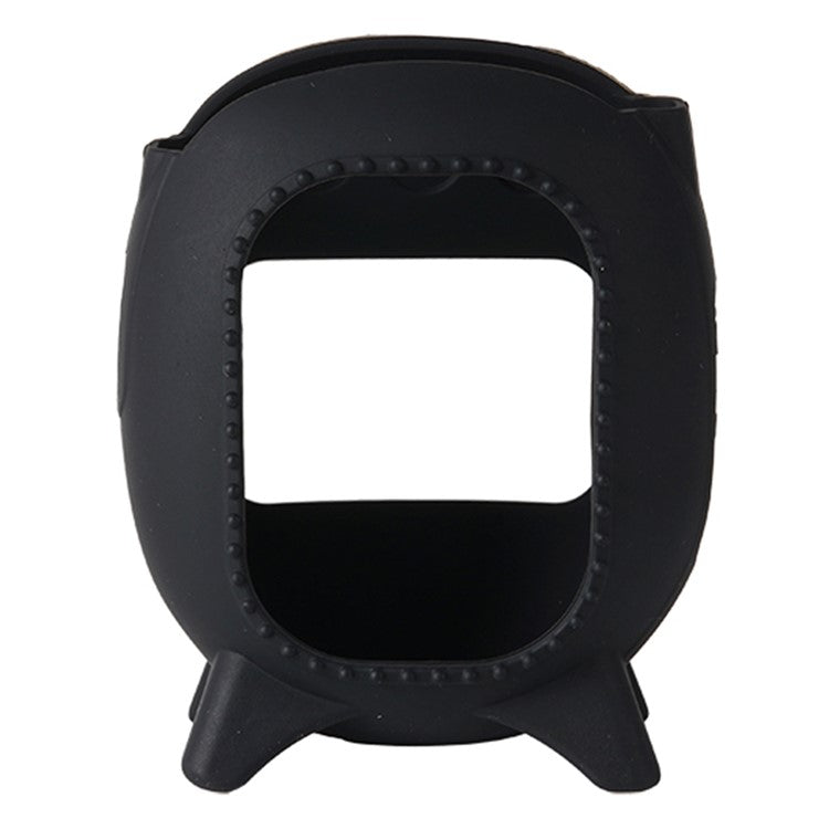 For JBL Clip 5 Portable Speaker Sleeve Anti-Collision Silicone Case Cover - Black