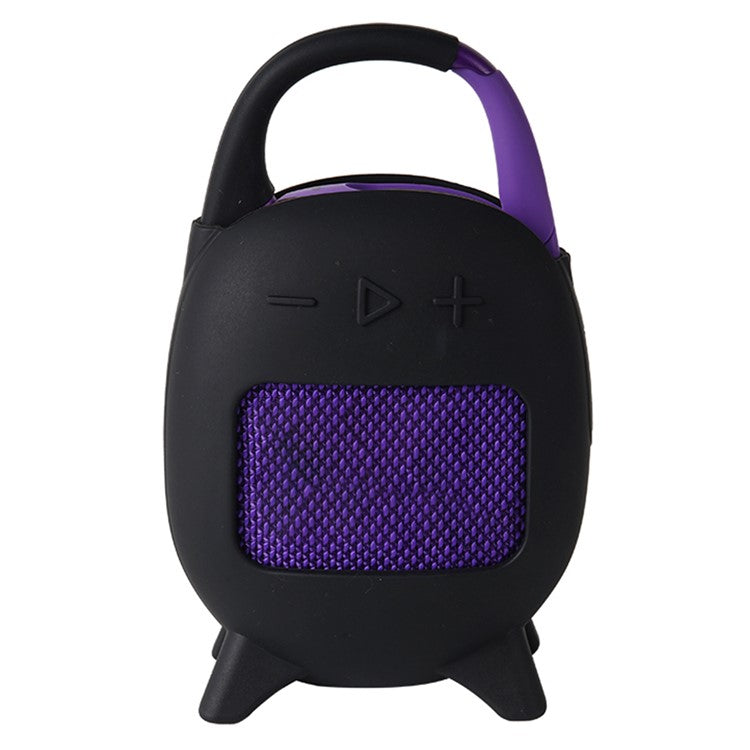 For JBL Clip 5 Portable Speaker Sleeve Anti-Collision Silicone Case Cover - Black