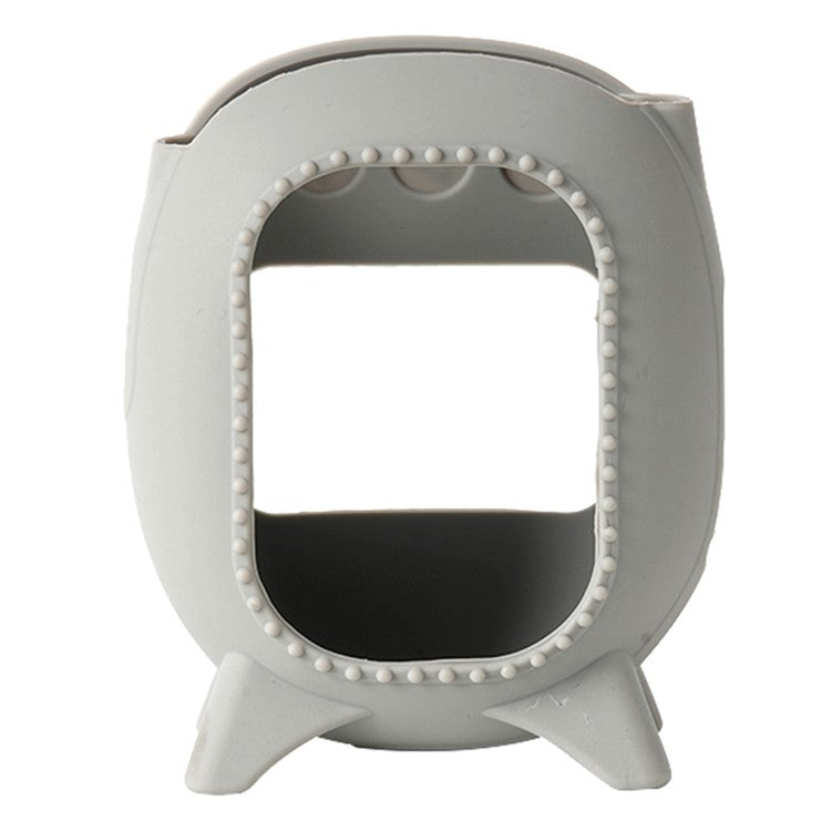 For JBL Clip 5 Portable Speaker Sleeve Anti-Collision Silicone Case Cover - Grey