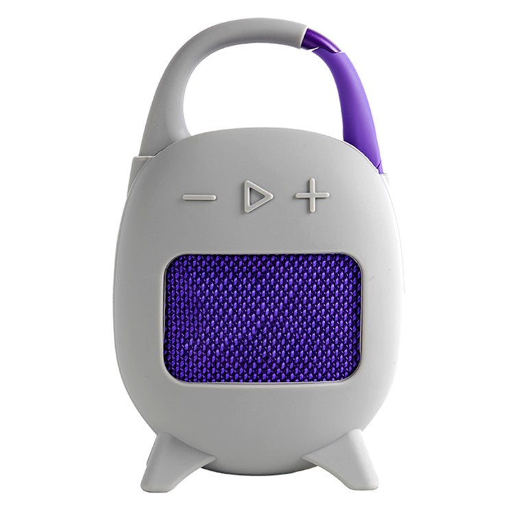 For JBL Clip 5 Portable Speaker Sleeve Anti-Collision Silicone Case Cover - Grey